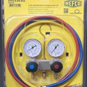 4684296 REFCO MANIFOLD R22,R404,R134A,SWISS MADE