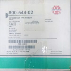 80054402 COND FAN MOTOR 1/3HP RPM 1075 1PH 220V  60H FOR   ZAMIL