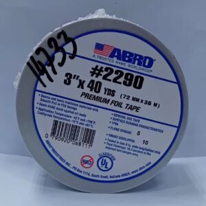 ABRO PLAIN 3 X40YDS-ALUMINUM TAPE USA