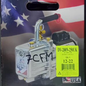 DV-200N-250 VACUME PUMP JB USA 7CFM 220/110V