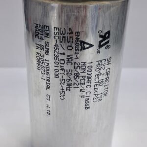 ROUND 35+10UF Capacitor 450 VAC KOREA