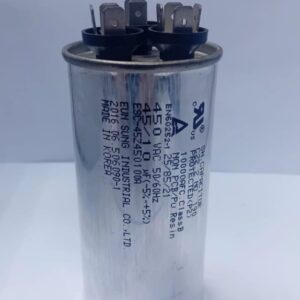 ROUND 45+10UF Capacitor 450 VAC KOREA