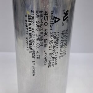 ROUND 55UF Capacitor 450 VAC KOREA