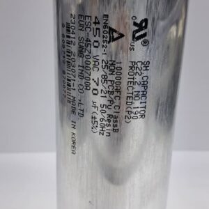 ROUND 70UF Capacitor 450 VAC KOREA